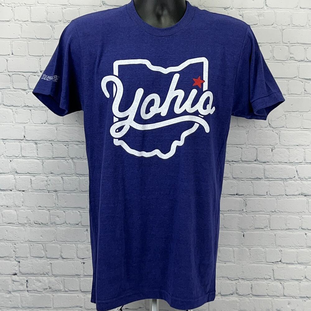 Youngstown Yohio Ohio T Shirt S Small Heather Navy Blue Single Stitch USA Made